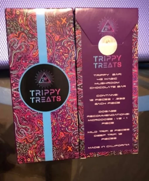 Buy Trippy Treats Mushroom Chocolate Bars 4g